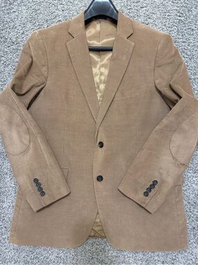 Men's Tan Corduroy Blazer